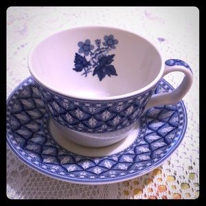 Spode Cup & Saucer -  “Geranium”